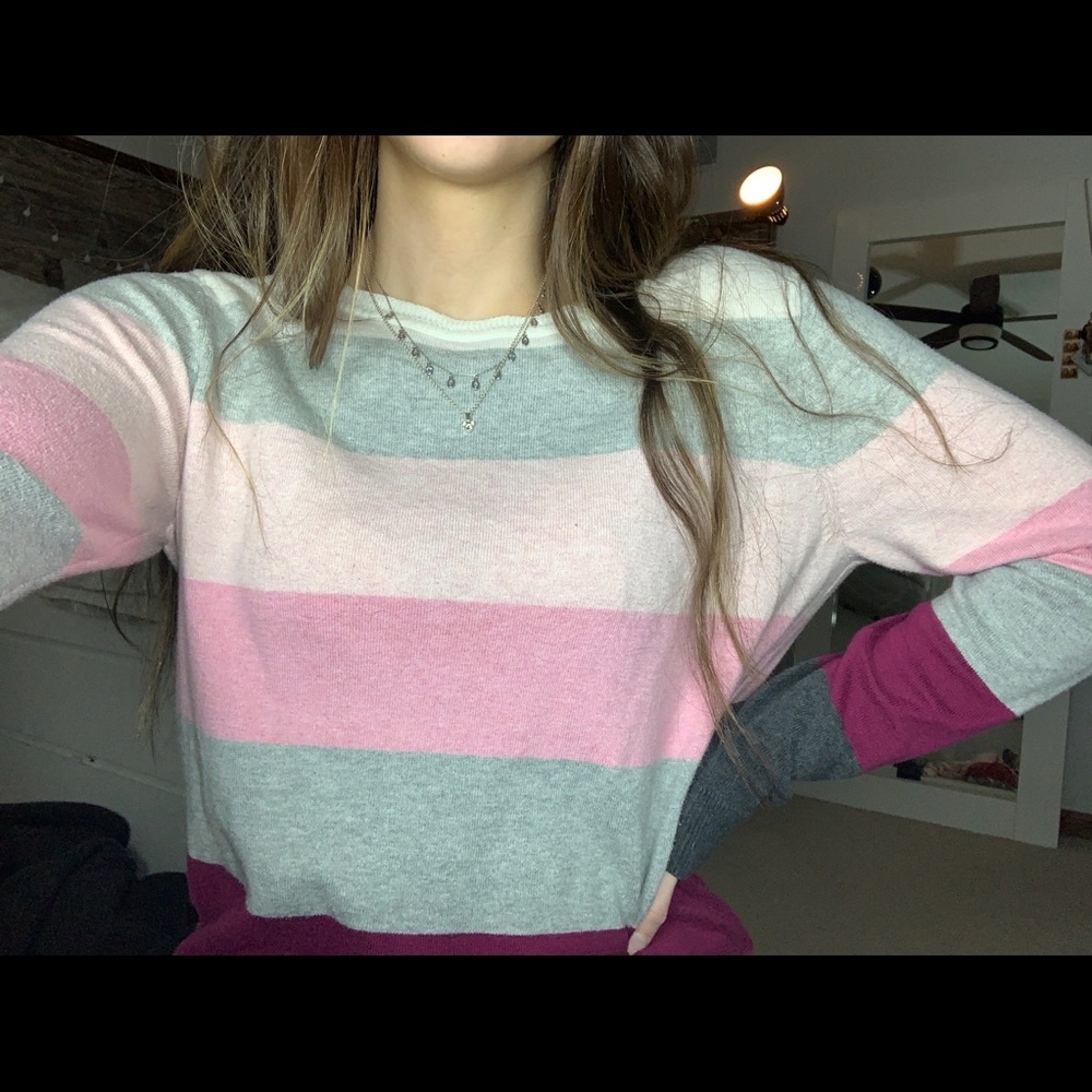 Pink sweater
